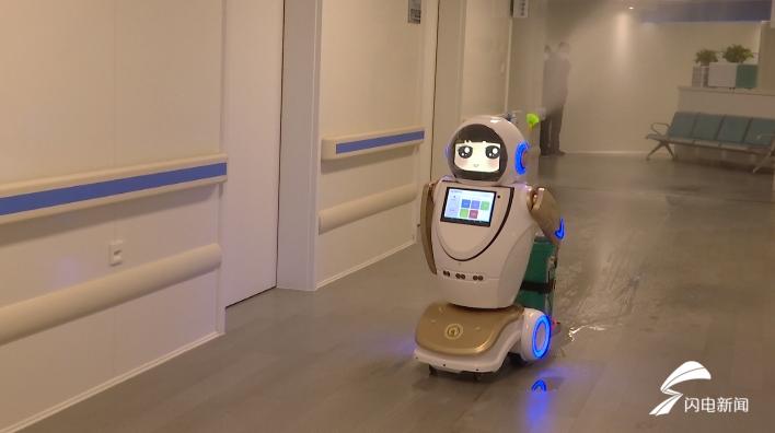 日照一公司研发出杀菌消毒智能机器人可用于病房和医疗公共区域